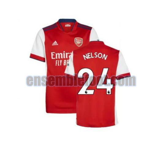 maillots arsenal 2021-2022 domicile nelson 24