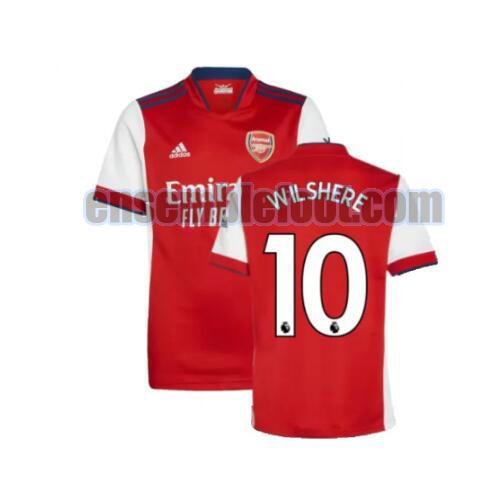 maillots arsenal 2021-2022 domicile wilshere 10