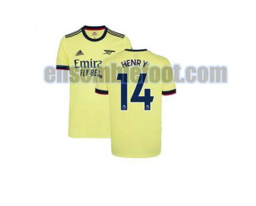 maillots arsenal 2021-2022 exterieur henry 14