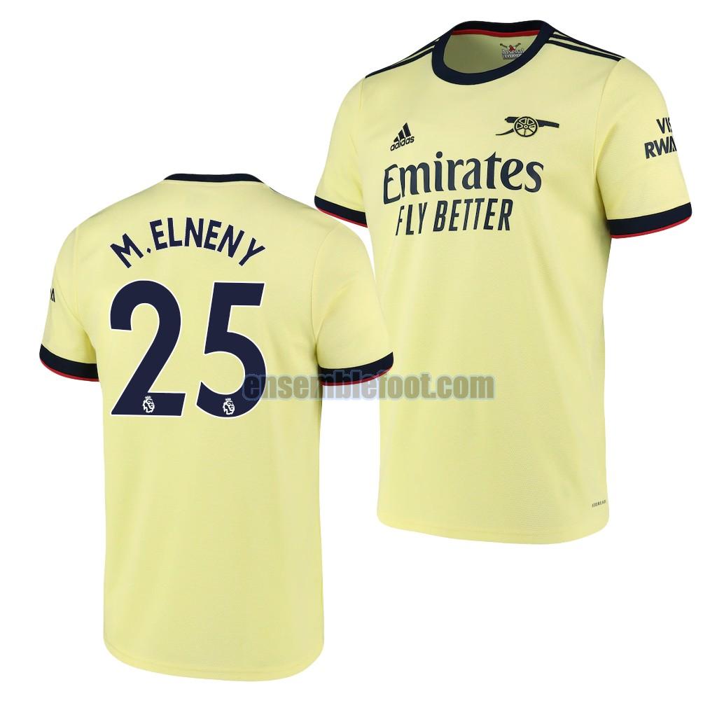 maillots arsenal 2021-2022 exterieur mohamed elneny 25