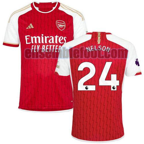 maillots arsenal 2023-2024 domicile nelson 24
