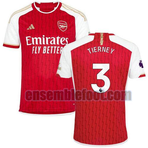 maillots arsenal 2023-2024 domicile tierney 3