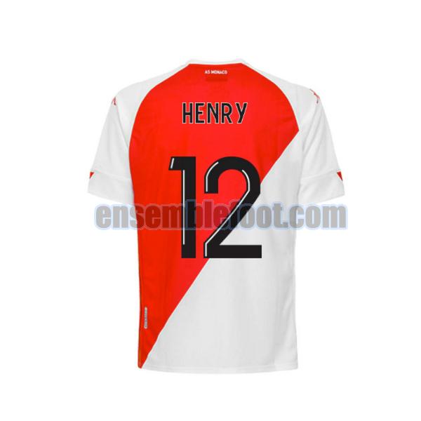 maillots as monaco 2020-2021 domicile henry 12