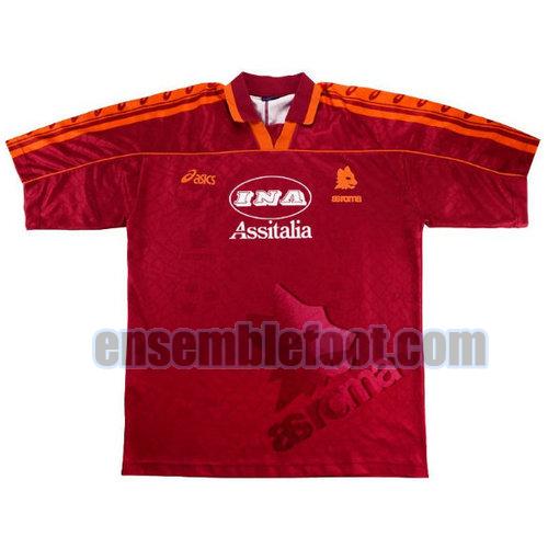 maillots as rome 1995-1996 domicile
