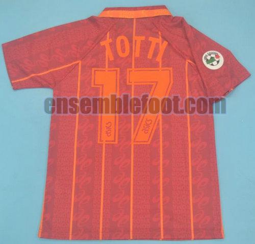 maillots as rome 1996-1997 domicile totti 17