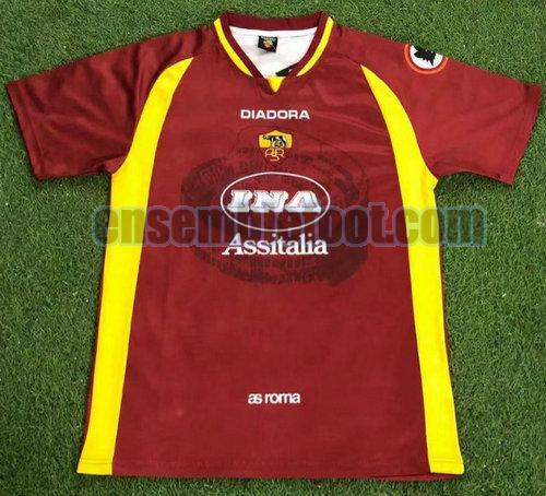 maillots as rome 1997-1998 domicile
