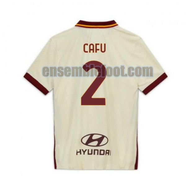 maillots as rome 2020-2021 exterieur cafu 2