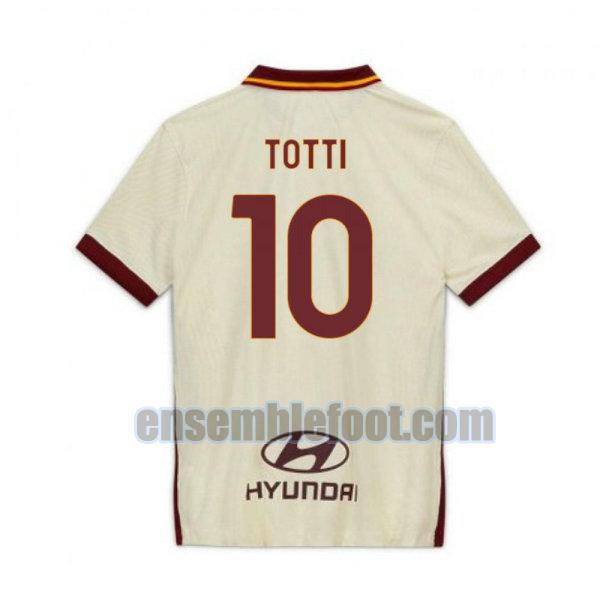 maillots as rome 2020-2021 exterieur totti 10