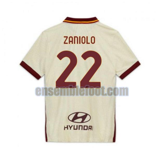maillots as rome 2020-2021 exterieur zaniolo 22