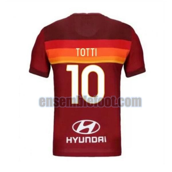 maillots as rome 2020-2021 priemra totti 10