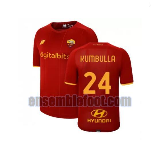 maillots as rome 2021-2022 domicile kumbulla 24