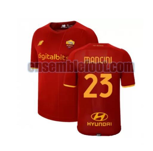 maillots as rome 2021-2022 domicile mancini 23