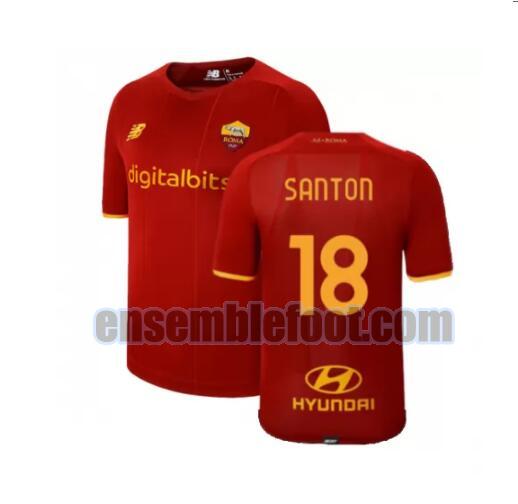maillots as rome 2021-2022 domicile santon 18