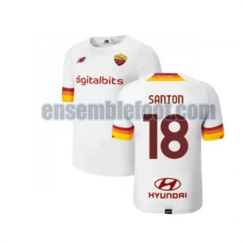 maillots as rome 2021-2022 exterieur santon 18
