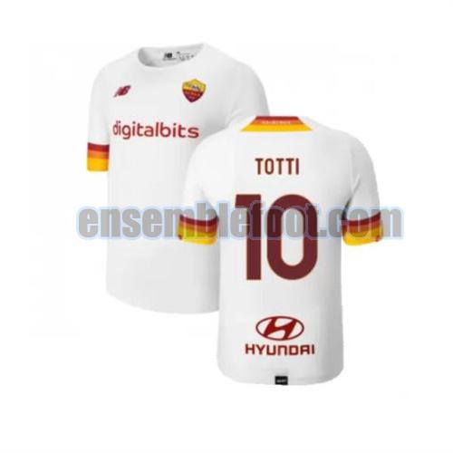 maillots as rome 2021-2022 exterieur totti 10