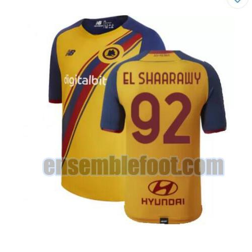 maillots as rome 2021-2022 troisième el shaarawy 92