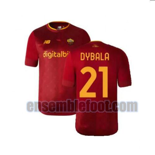 maillots as rome 2022-2023 domicile dybala 21