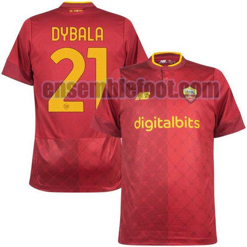 maillots as rome 2022-2023 pas cher domicile dybala 21