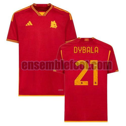 maillots as rome 2023-2024 domicile dybala 21
