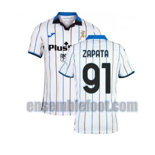 maillots atalanta 2021-2022 exterieur zapata 91