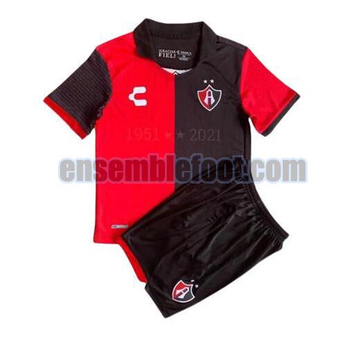 maillots atlas de guadalajara 2022-2023 enfant rouge noir special edition