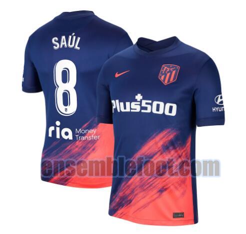 maillots atletico madrid 2021-2022 exterieur saul 8