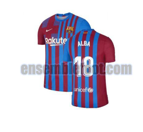 maillots barcelone 2021-2022 domicile alba 18