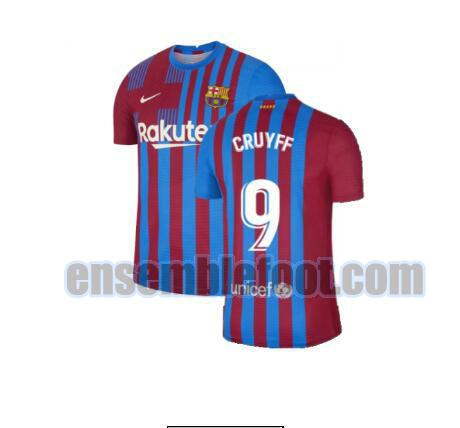 maillots barcelone 2021-2022 domicile cruyff 9