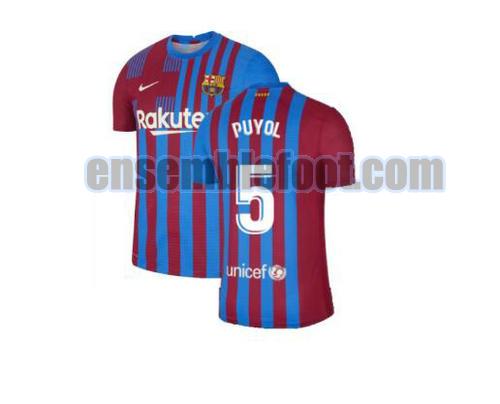 maillots barcelone 2021-2022 domicile puyol 5