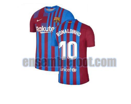 maillots barcelone 2021-2022 domicile ronaldinho 10
