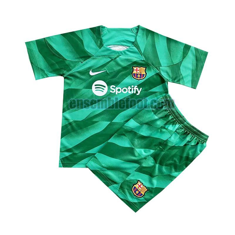 maillots barcelone 2023-2024 enfant portiere vert