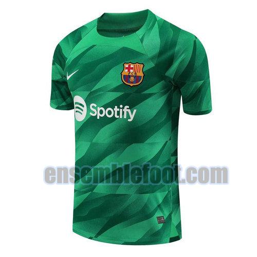 maillots barcelone 2023-2024 vert officielle gardien
