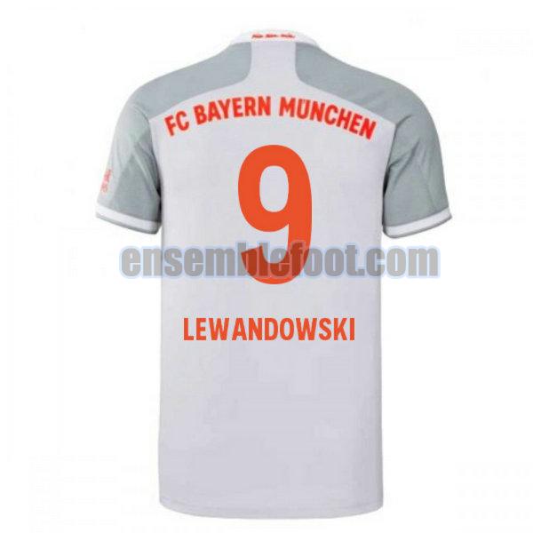maillots bayern munich 2020-2021 exterieur lewandowski 9