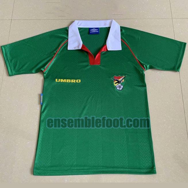 maillots bolivia 1994 vert domicile 