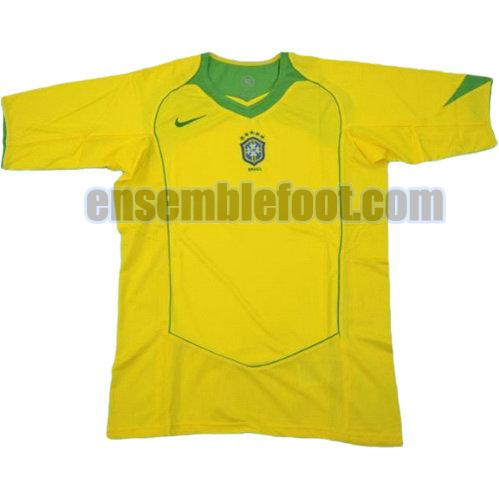 maillots brésil 2004 thaïlande domicile