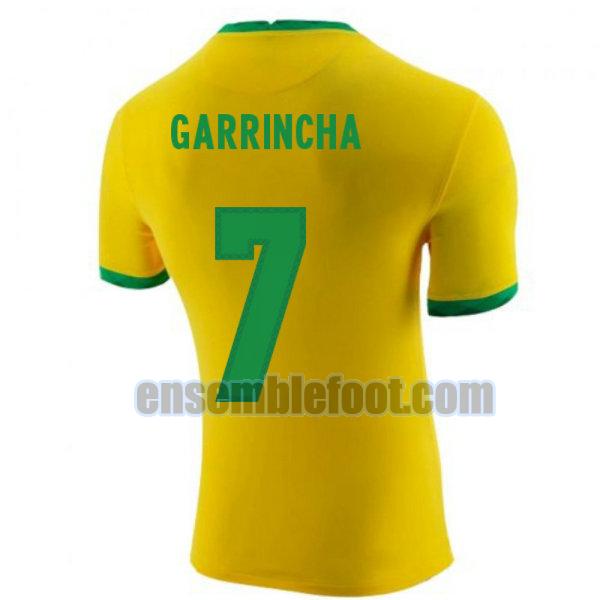 maillots brésil 2020-2021 domicile garrincha 7