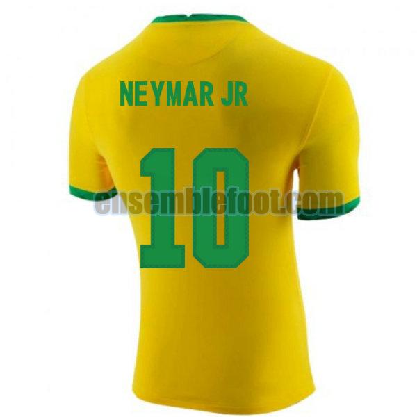 maillots brésil 2020-2021 domicile neymar jr 10