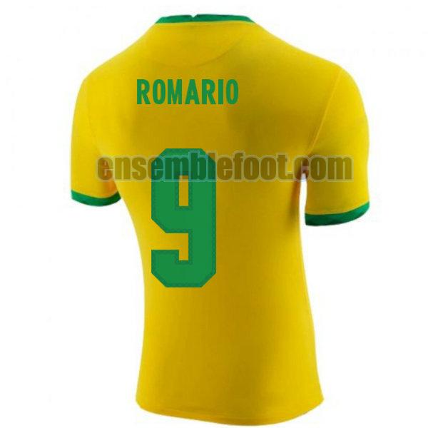 maillots brésil 2020-2021 domicile romario 9