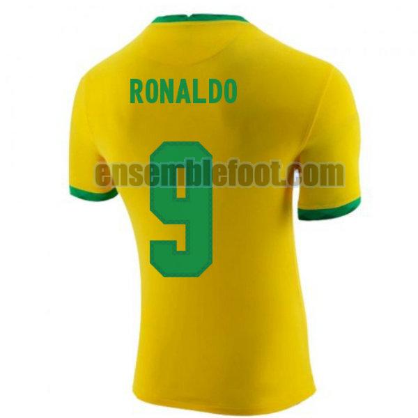 maillots brésil 2020-2021 domicile ronaldo 9