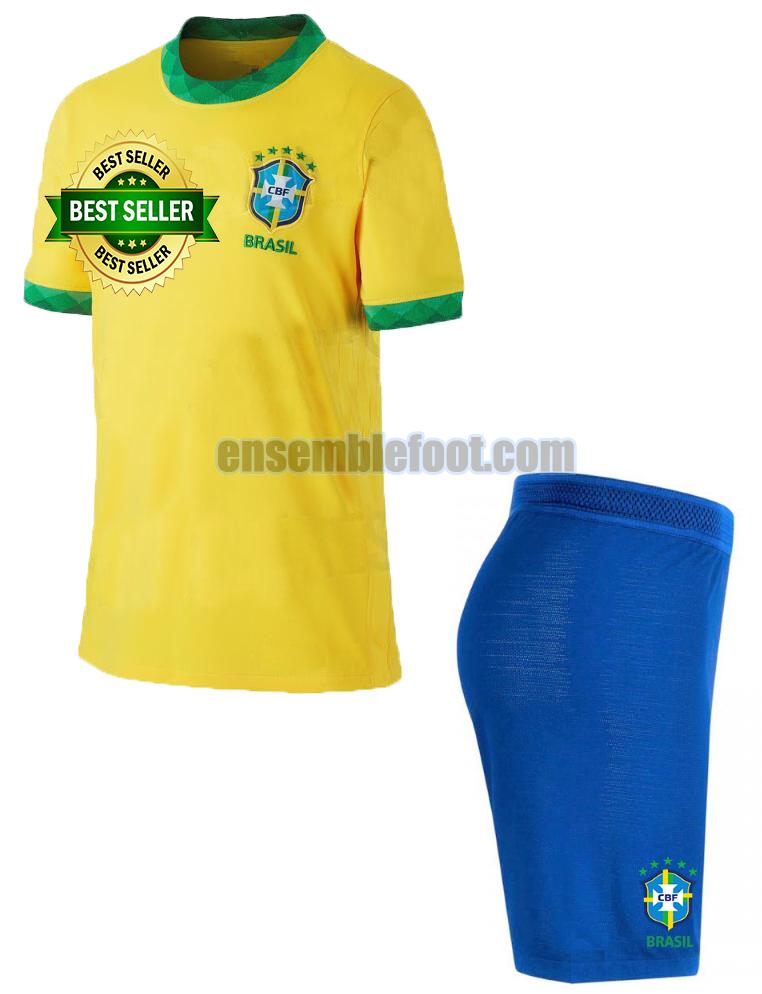 maillots brésil 2020-2021 enfants domicile