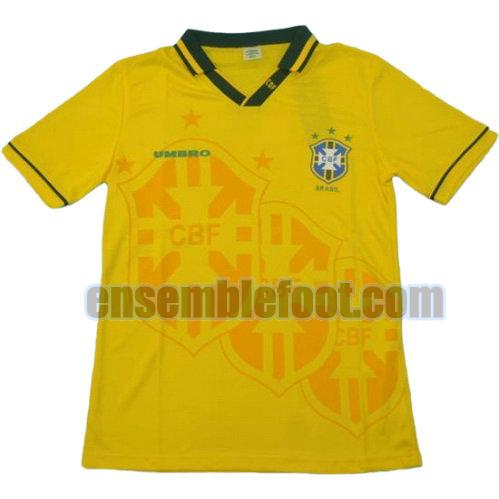 maillots brésil coupe du monde 1994 thaïlande domicile