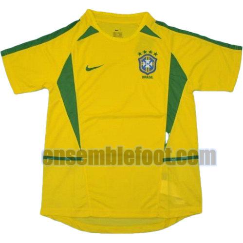 maillots brésil coupe du monde 2002 thaïlande domicile