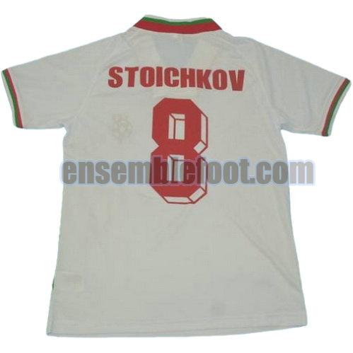 maillots bulgarie coupe du monde 1994 thaïlande domicile stoichkov 8