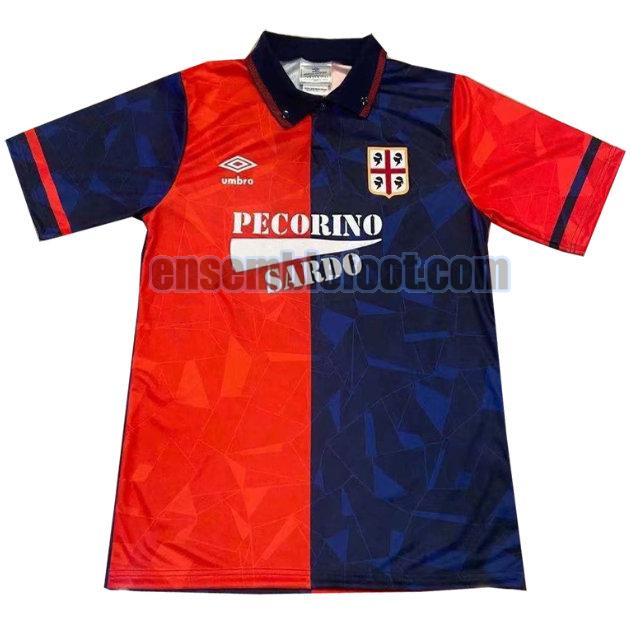 maillots cagliari calcio 1992-1993 rouge domicile