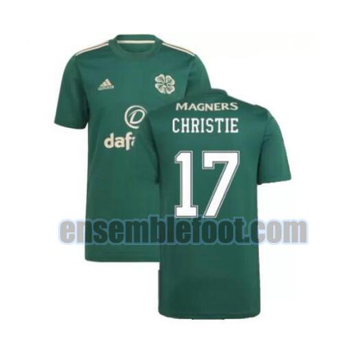 maillots celtic fc 2021-2022 exterieur christie 17