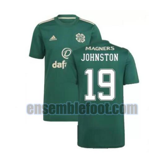 maillots celtic fc 2021-2022 exterieur johnston 19
