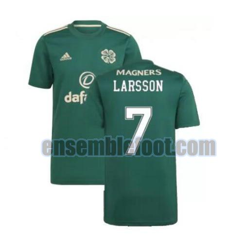 maillots celtic fc 2021-2022 exterieur larsson 7