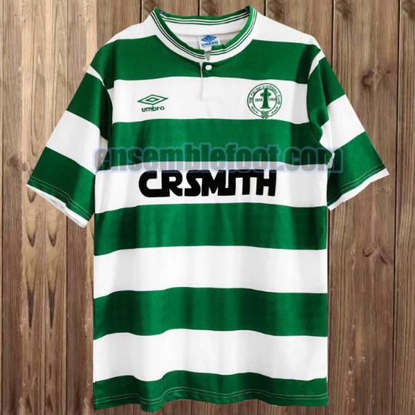 maillots celtic glasgow 1987-1988 vert domicile