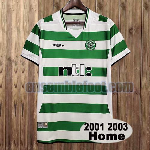 maillots celtic glasgow 2001-2003 domicile