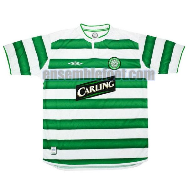 maillots celtic glasgow 2003-2004 vert domicile